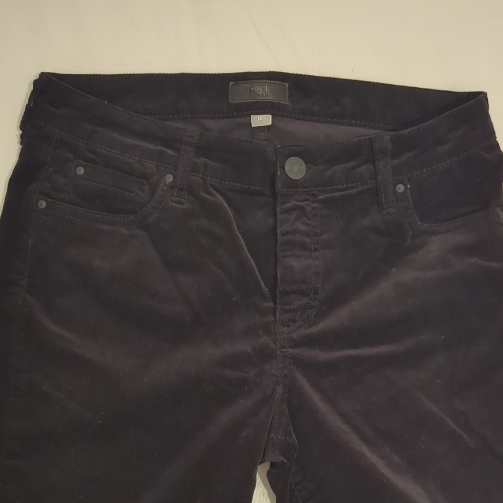 Kut From The Kloth Black Cordory Pants